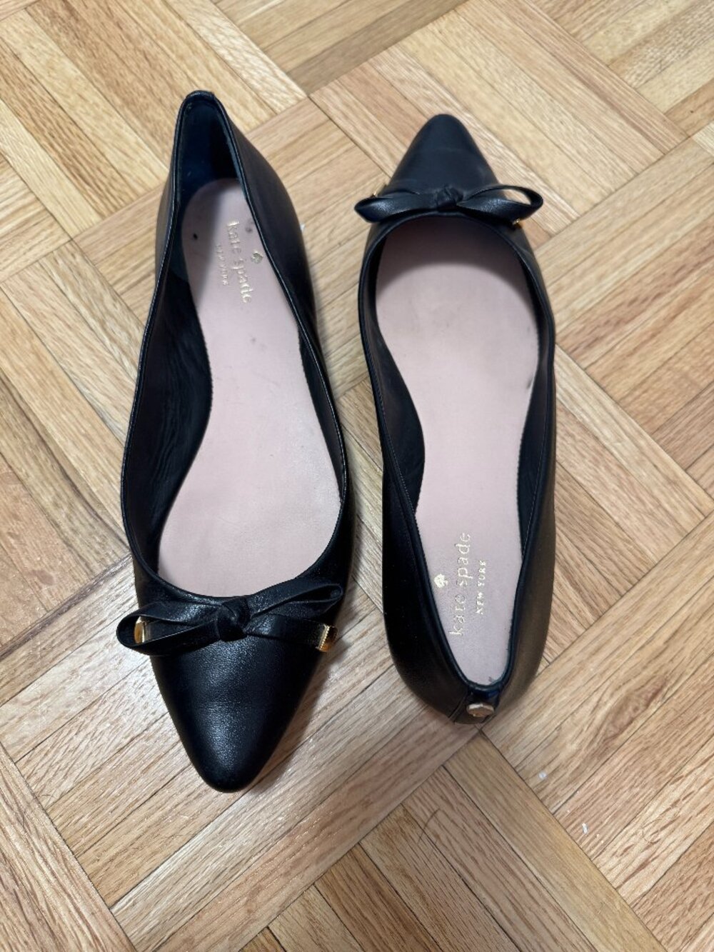 Kate Spade Black Flats - Size 9.5
